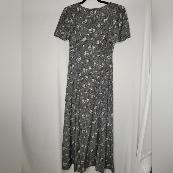 VM Collection Charles F. Berg Vintage Short Sleeve Maxi Dress - Size 3 - Picture 2 of 9
